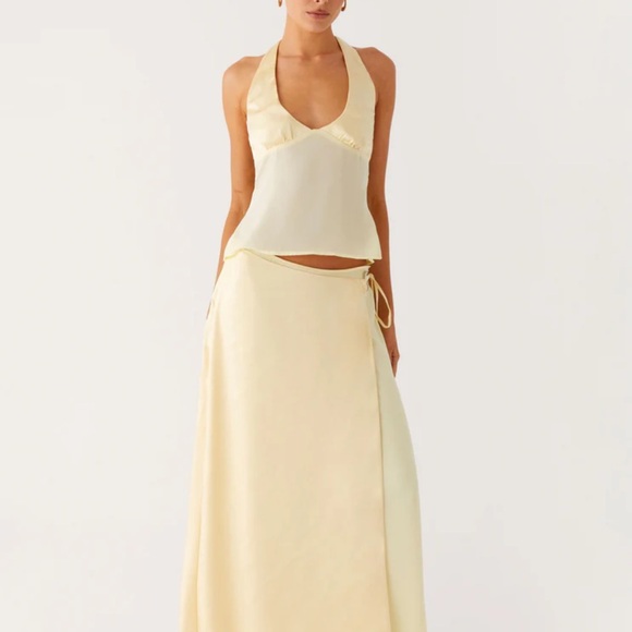 Peppermayo yellow Halter Top - Picture 3 of 3